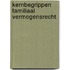 Kernbegrippen familiaal vermogensrecht