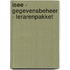 iSee - Gegevensbeheer - lerarenpakket
