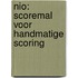 NIO: Scoremal voor handmatige scoring
