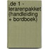 .de 1 - lerarenpakket (handleiding + bordboek)