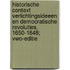 Historische context verlichtingsideeen en democratische revoluties, 1650-1848; vwo-editie