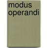 Modus operandi door Patricia Cornwell