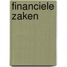 Financiele zaken by E. Engelhart