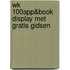 WK 100% APP&BOOK Display met gratis gidsen