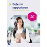 Beter in rapporteren by Manon Rundervoort