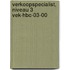 Verkoopspecialist, niveau 3 VEK-HBC-03-00