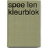 Spee len kleurblok