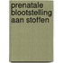 Prenatale blootstelling aan stoffen
