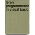 Leren programmeren in visual basic