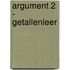 Argument 2 - getallenleer