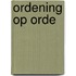 Ordening op Orde