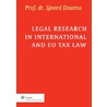 Legal research in international and EU tax law 201 door Onbekend