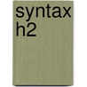 Syntax H2 door J. Prigge