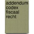 Addendum codex fiscaal recht