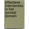 Effectieve interventies in het sociaal domein by Floris Lazrak