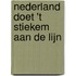 Nederland doet 't stiekem aan de lijn