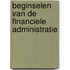 Beginselen van de financiele administratie