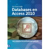 Databases en access 2010 door Ben Groenendijk