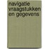 Navigatie vraagstukken en gegevens