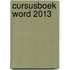 cursusboek Word 2013