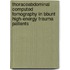 Thoracoabdominal computed tomography in Bbunt high-energy trauma patients