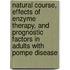 Natural course, effects of enzyme therapy, and prognostic factors in adults with Pompe disease