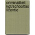 Criminaliteit KGT/Schooltas licentie