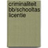 Criminaliteit BB/Schooltas licentie