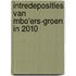 Intredeposities van mbo'ers-groen in 2010