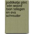 Poëtiketje Plint 'eén woord' Toon Tellegen en Eva Schreuder