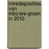 Intredeposities van mbo'ers-groen in 2012