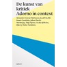 De kunst van kritiek door Theodor W. Adorno