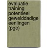 Evaluatie training potentieel gewelddadige eenlingen (PGE) door Marjan Glaude