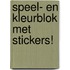Speel- en kleurblok met stickers!