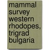 Mammal survey Western Rhodopes, trigrad Bulgaria door Jan Boshamer