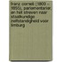 Franz Corneli (1800 – 1855), parlementarier, en het streven naar staatkundige zelfstandigheid voor Limburg