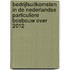 Bedrijfsuitkomsten in de Nederlandse particuliere bosbouw over 2012