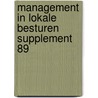 Management in lokale besturen supplement 89 door Onbekend