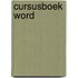 Cursusboek Word