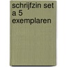 Schrijfzin set a 5 exemplaren door Louis Stiller