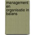 Management en organisatie in balans