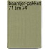 Baantjer-pakket 71 t/m 74