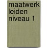 Maatwerk Leiden niveau 1 by S.A. van Iersel