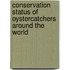 Conservation status of oystercatchers around the world