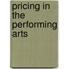 Pricing in the performing arts door Cees Langeveld