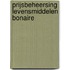 Prijsbeheersing levensmiddelen Bonaire