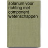 Solanum voor richting met component wetenschappen door P. Durnez