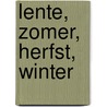 Lente, zomer, herfst, winter door Kathleen Amant