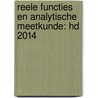Reele functies en analytische meetkunde: HD 2014 by Roger Van Nieuwenhuyze