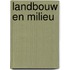 Landbouw en milieu
